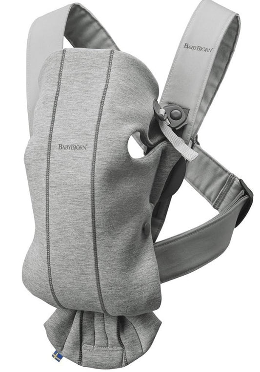 BabyBjörn Bab Carrier Mini, 3D Jersey, Light grey