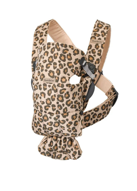 Baby carrier Mini cotone Beige/Leopard BabyBjörn