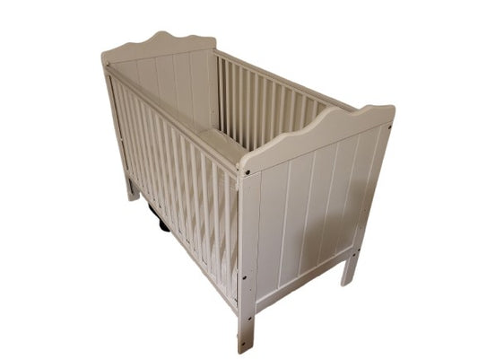 Baby's White Wooden Cot